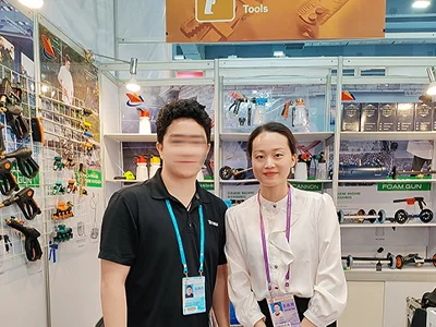 TZRITAS booth at Canton Fair 2024 showcasing car wash equipment